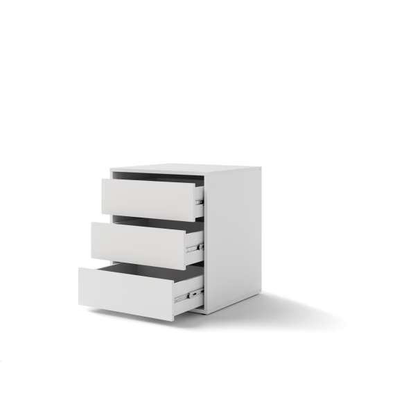 Garderobeskap Maxi 120x235 - hvit matt - speil