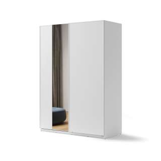 Garderobeskap Maxi 170x235 - hvit matt - speil