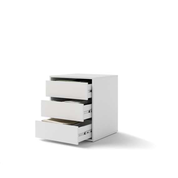 Skuffeseksjon Maxi 53x72 - hvit matt - til garderobeskap