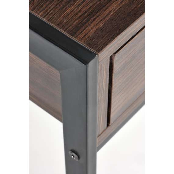 Sminkebord Boso 123x48 cm - valnøtt - skuff