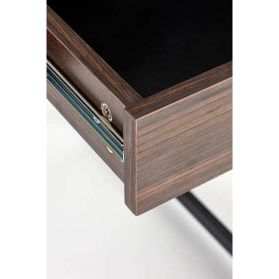 Sminkebord Boso 123x48 cm - valnøtt - skuff