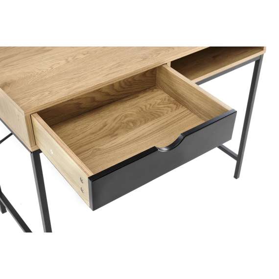 Sminkebord Roso 95x48 cm - eik gold - skuff