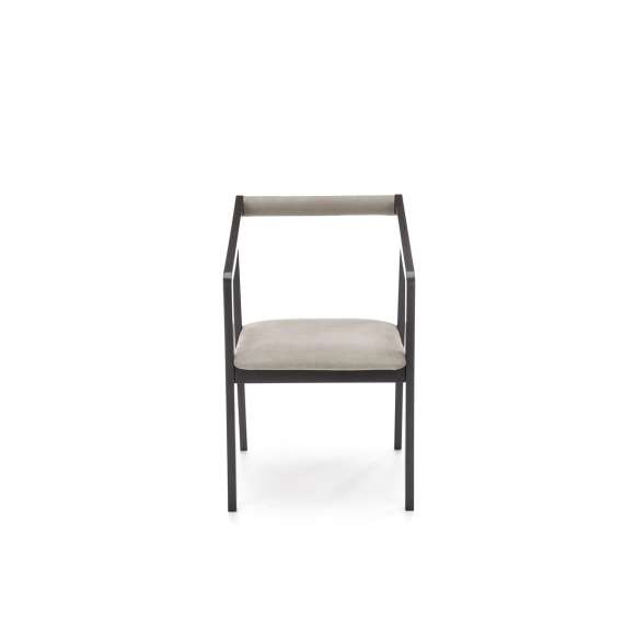 Stol Azul - sort - grå stoff