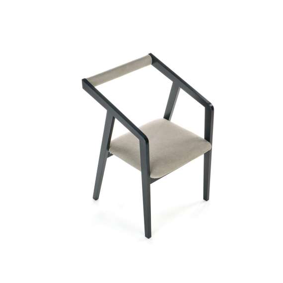 Stol Azul - sort - grå stoff