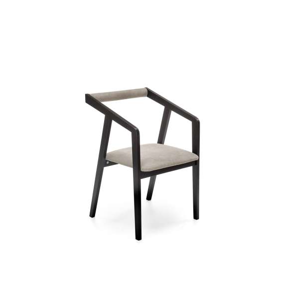 Stol Azul - sort - grå stoff