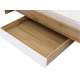 Seng Zele 90x200 cm - eik wotan - 1 skuff