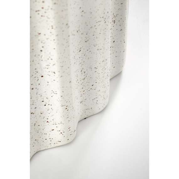 Sidebord Fara Ø41 cm - hvit kompositt