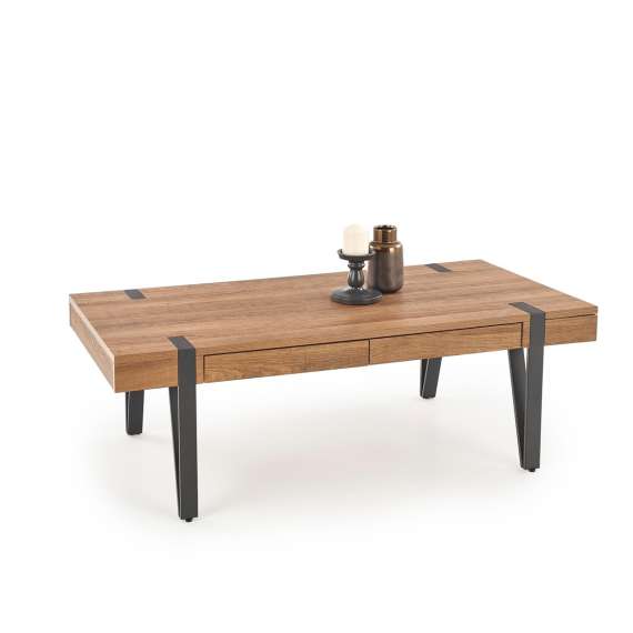 Sofabord Tuluza 120x55 cm - lys valnøtt