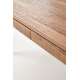 Sofabord Tuluza 120x55 cm - lys valnøtt