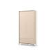Garderobeskap Trend 101x210 cm - beige matt - til entre