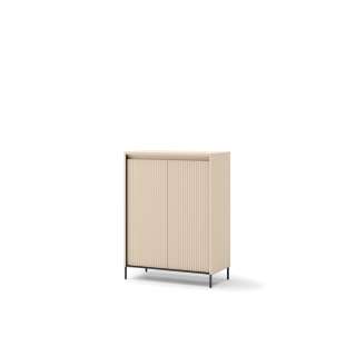 Skoskap Trend 79x105 cm - beige matt - til entre