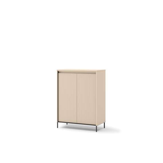 Skoskap Trend 79x105 cm - beige matt - til entre