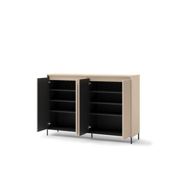 Skap Trend 153x105 cm - beige matt - til entre