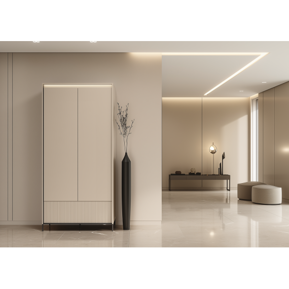 Speil Trend 45+45x90 cm - med belysning