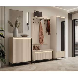 Entresett Trend - beige matt - 4 deler