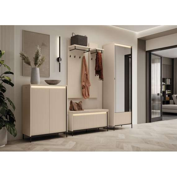 Entresett Trend - beige matt - 4 deler