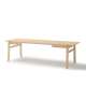 Spisebord Plot 149-269x85 cm - lys eik - uttrekkbart