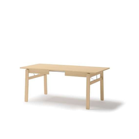 Spisebord Plot 149-269x85 cm - lys eik - uttrekkbart