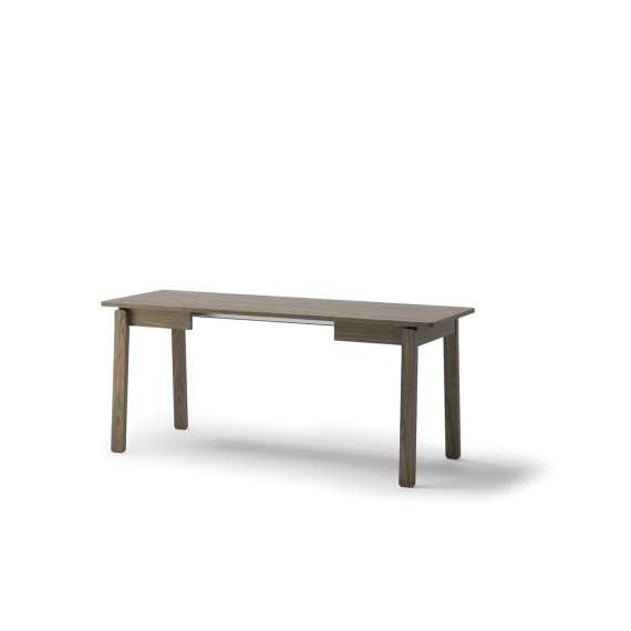 Spisebord Plot 104-224x60 cm - mørk eik - uttrekkbart