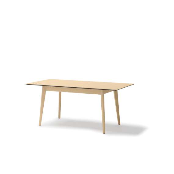 Spisebord Plot 145-220x85 cm - lys eik - uttrekkbart