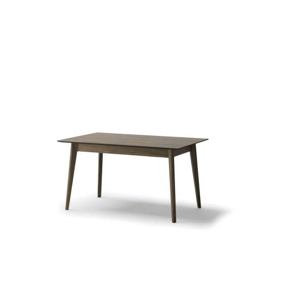 Spisebord Plot 145-220x85 cm - mørk eik - uttrekkbart