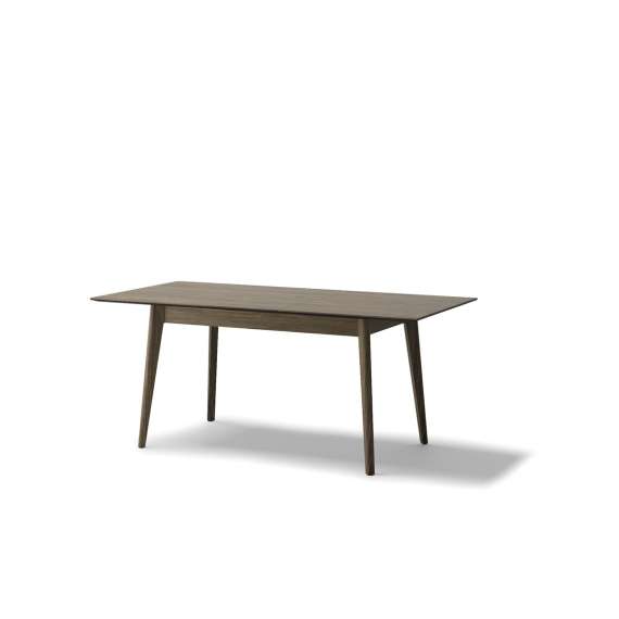 Spisebord Plot 145-220x85 cm - mørk eik - uttrekkbart