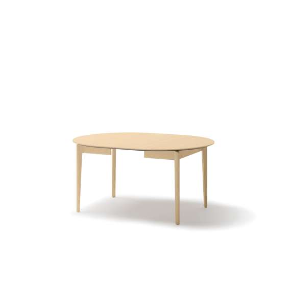 Spisebord Plot 120x240x120 cm - lys eik - uttrekkbart