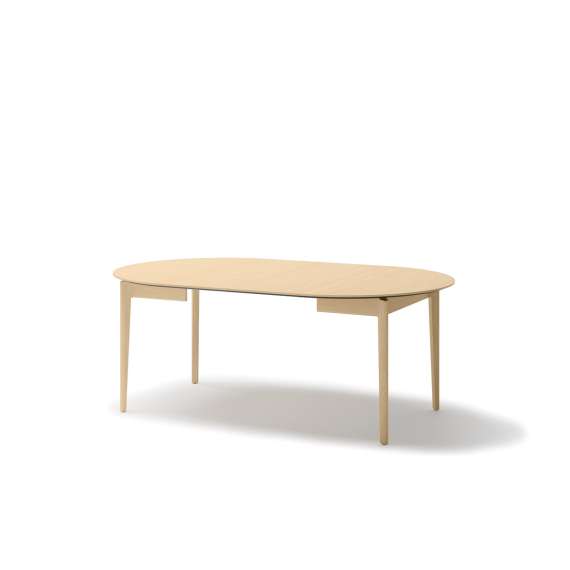 Spisebord Plot 120x240x120 cm - lys eik - uttrekkbart