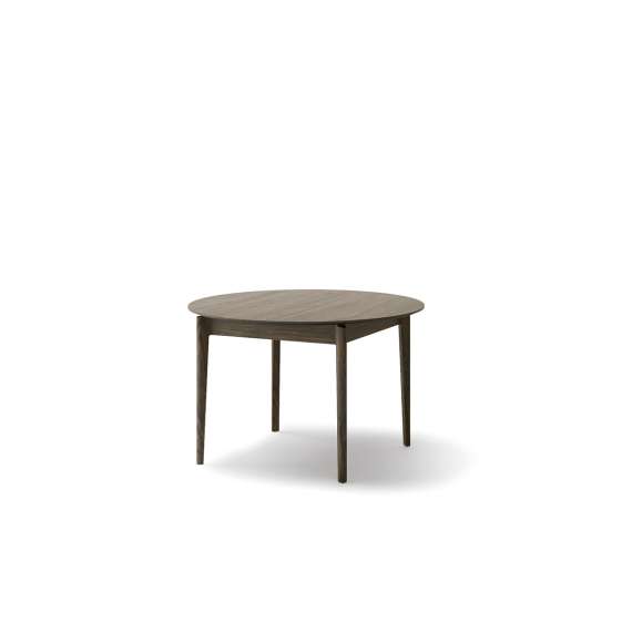 Spisebord Plot 120x240x120 cm - mørk eik - uttrekkbart