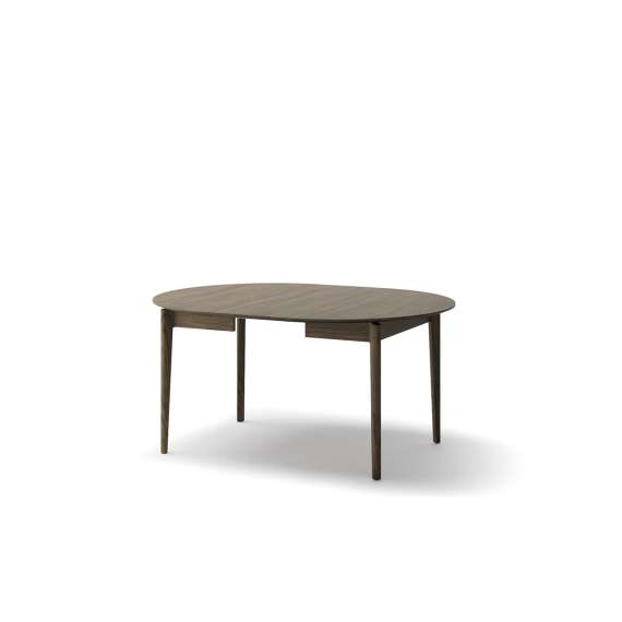 Spisebord Plot 120-240x120 cm - mørk eik - uttrekkbart