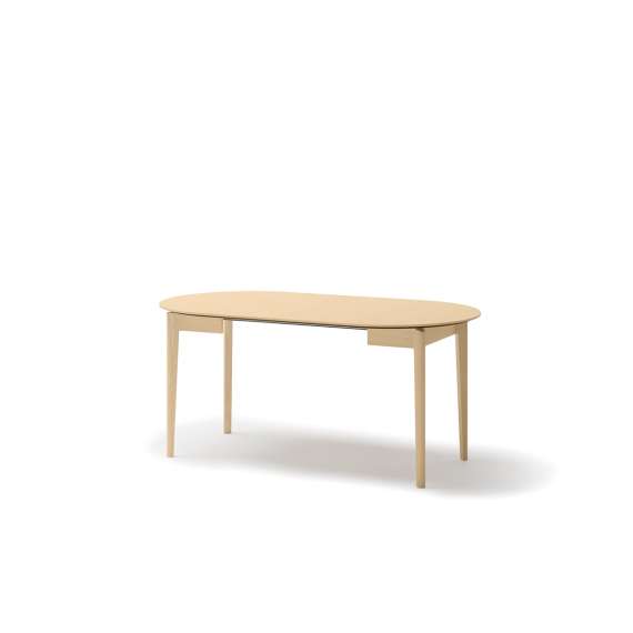 Spisebord Plot 90x210x90 cm - lys eik - uttrekkbart