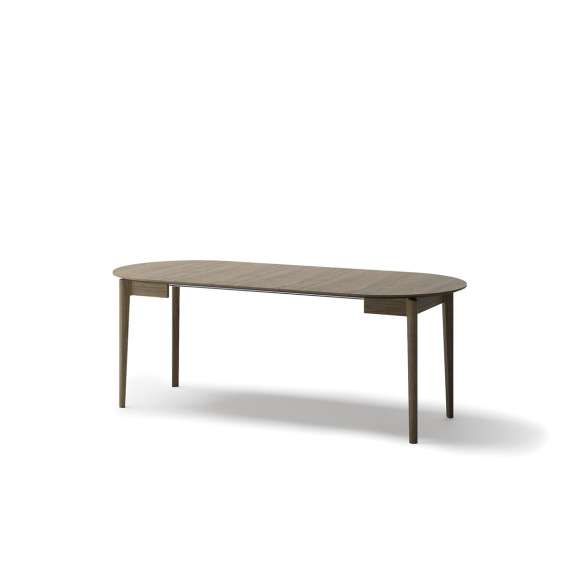 Spisebord Plot 90x210x90 cm - mørk eik - uttrekkbart