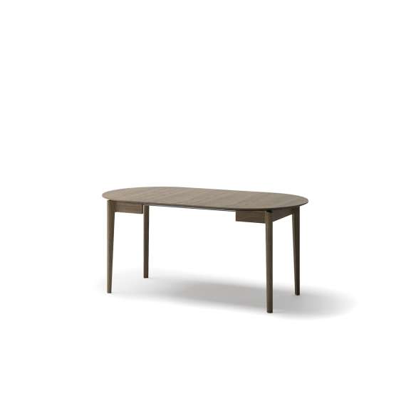 Spisebord Plot 90x210x90 cm - mørk eik - uttrekkbart