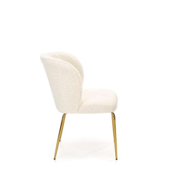 Stol Nantes - krem bouclé - gull ben