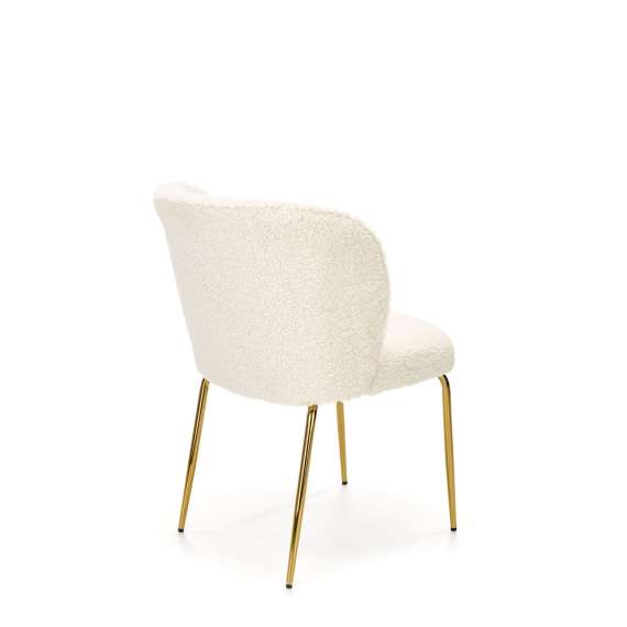 Stol Nantes - krem bouclé - gull ben