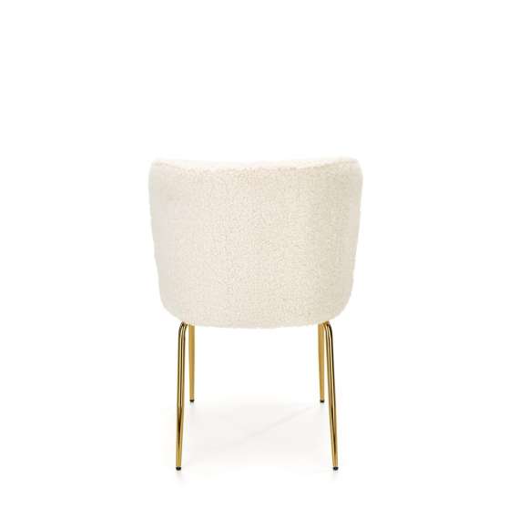 Stol Nantes - krem bouclé - gull ben