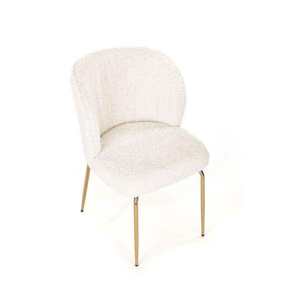 Stol Nantes - krem bouclé - gull ben