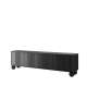 Tv-benk Vesper - 187x48 cm - 4 dører - svart matt