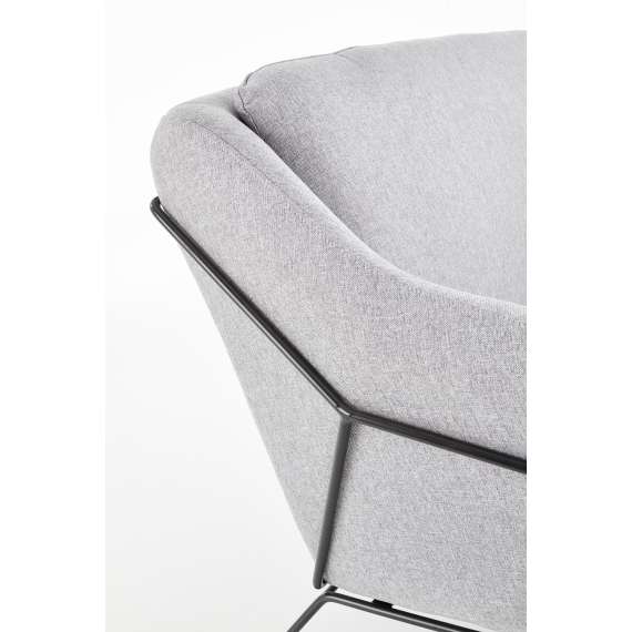 Sofa Soft - 2 seter - grå - sølv ben