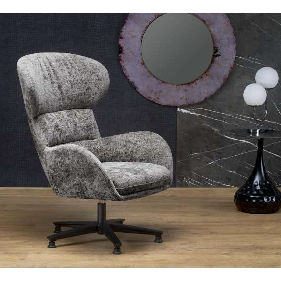 Lenestol FRANCO - grå - svingbar