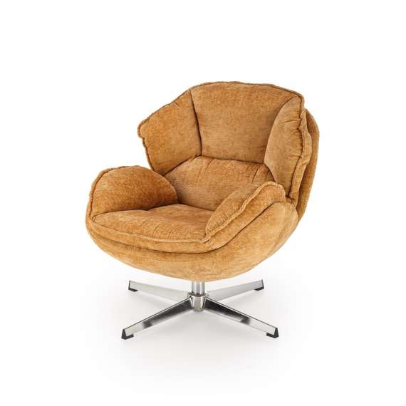 Lenestol GUIDO - sennepsgul - svingbar