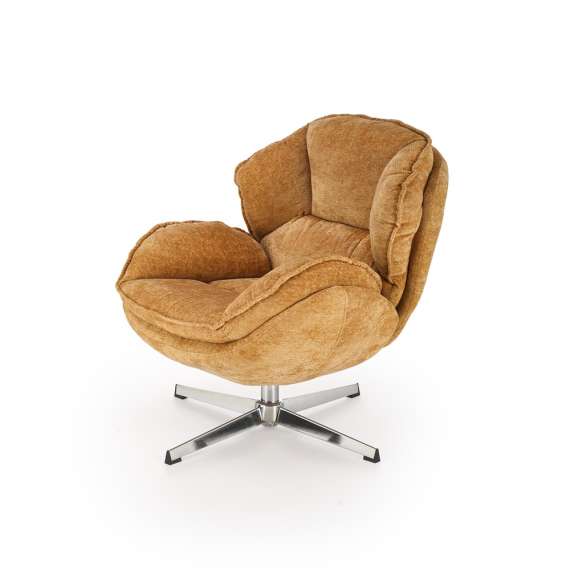 Lenestol GUIDO - sennepsgul - svingbar