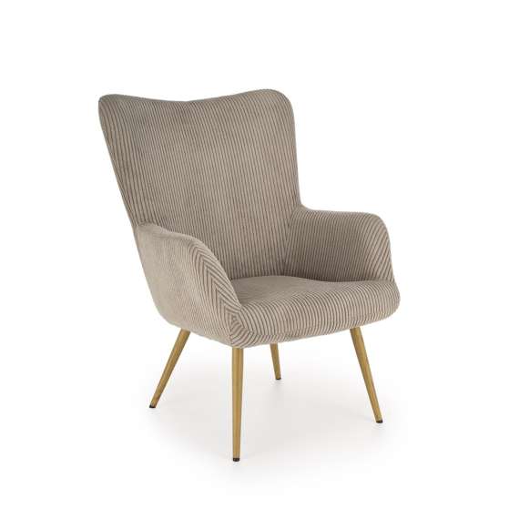 Lenestol AMARO - grå kordfløyel