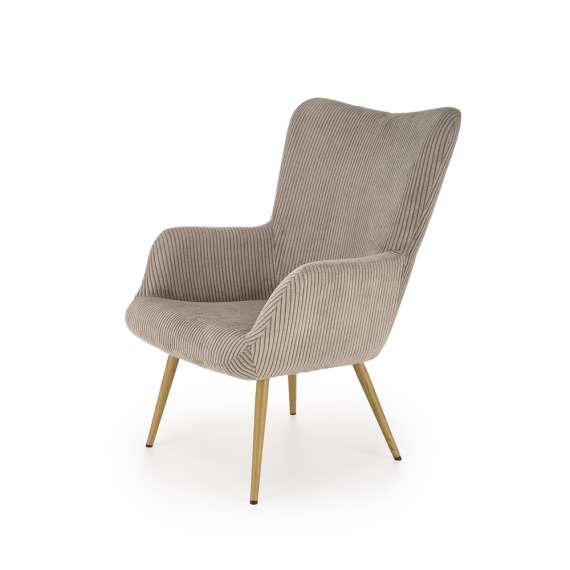 Lenestol AMARO - grå kordfløyel