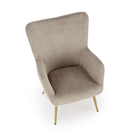 Lenestol AMARO - grå kordfløyel