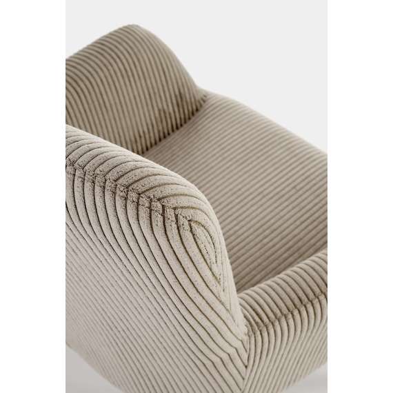 Lenestol AMARO - grå kordfløyel