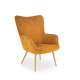 Lenestol AMARO - sennepsgul kordfløyel