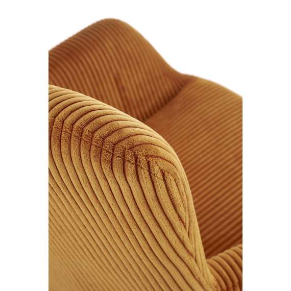 Lenestol AMARO - sennepsgul kordfløyel