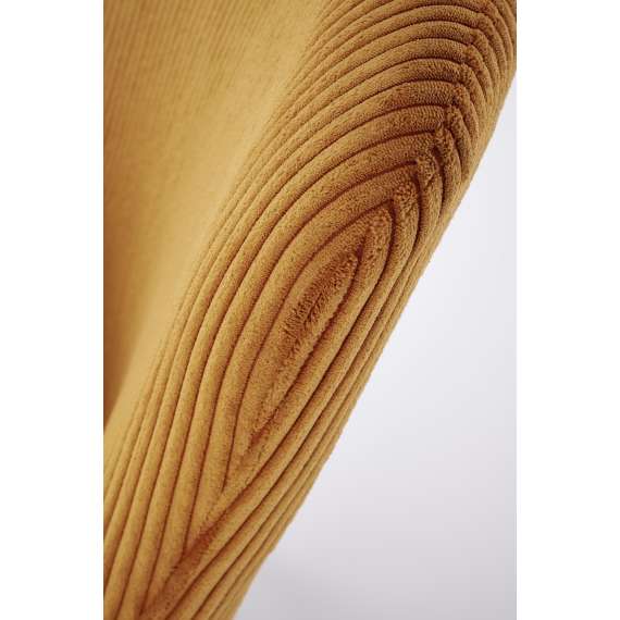 Lenestol AMARO - sennepsgul kordfløyel