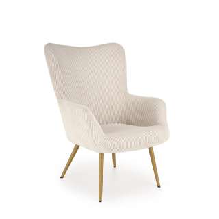 Lenestol AMARO - crem kordfløyel